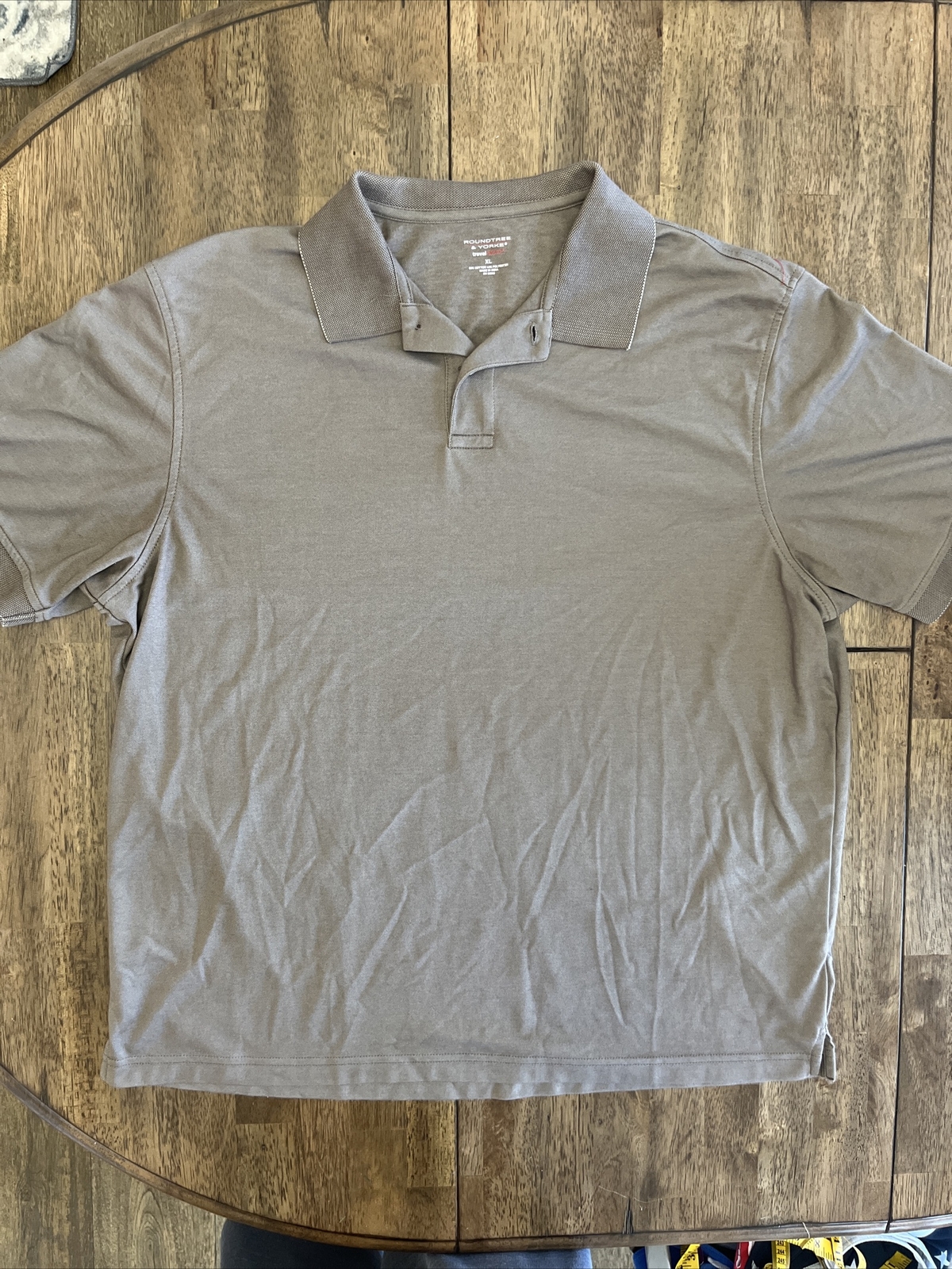 Roundtree & Yorke Travel Smart Mens Polo Shirt Brown XL Smooth Feel NWOT NEW