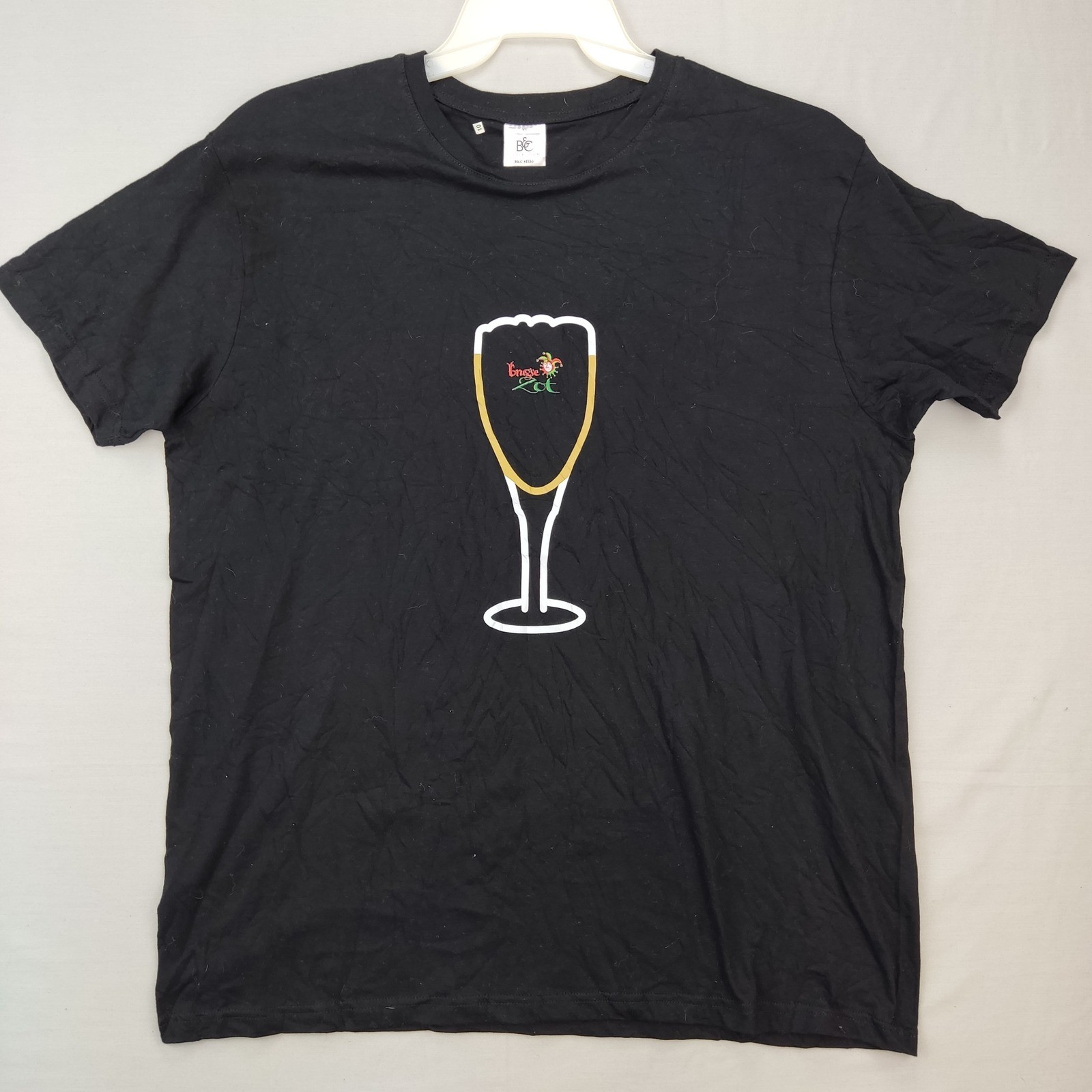 B&C Collection T-Shirt Mens XL Black Brugse Zot Belgian Beer Jester Graphic Tee