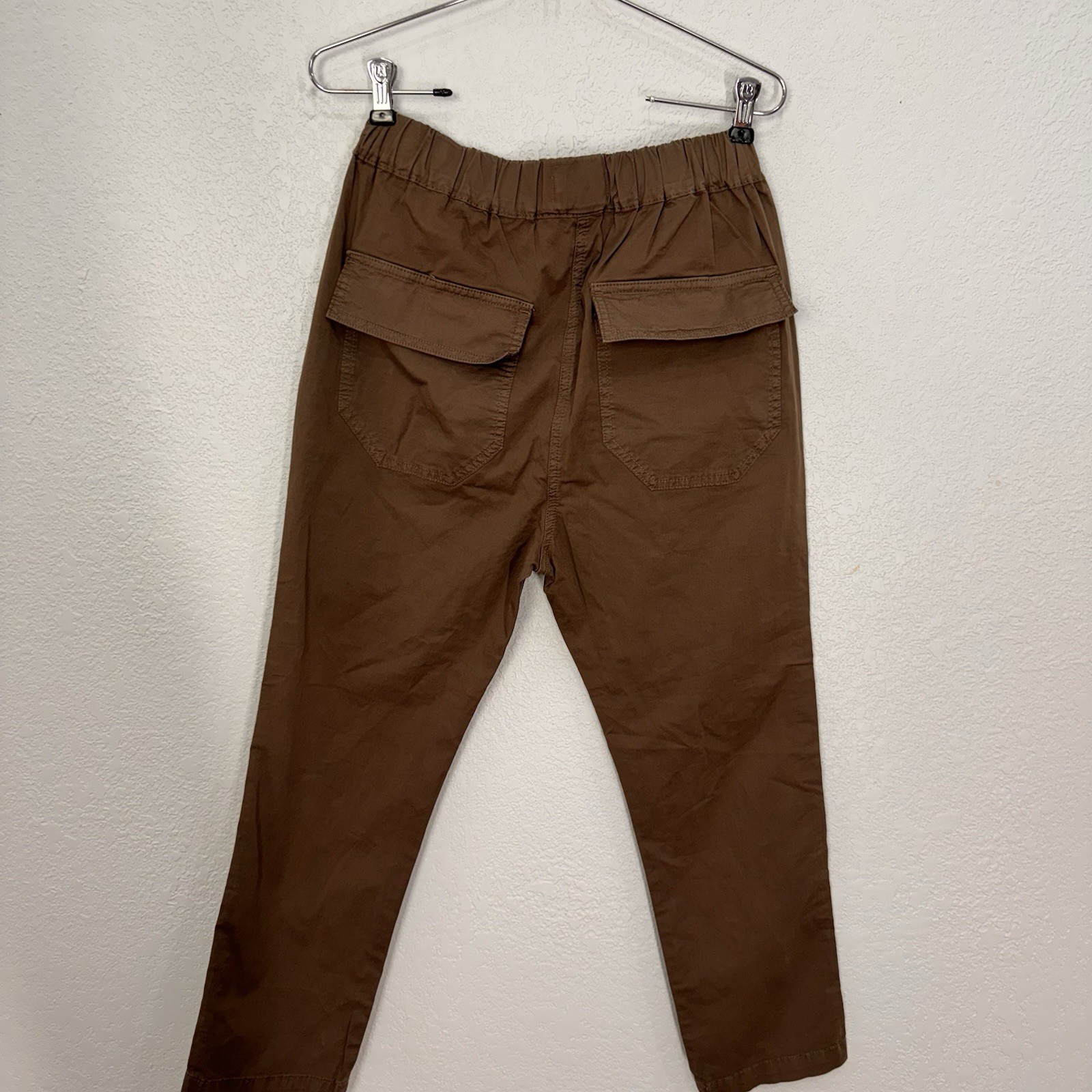 Pistola Gray In Style Straight Chinos Pants Women 2 Size XS Casual Relax Pull On
