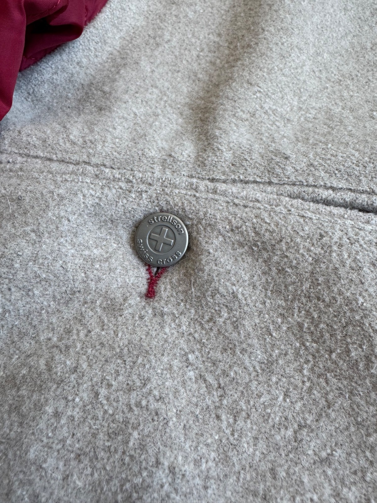 Strellson Cotton Lining Jacket Swiss Flag Military