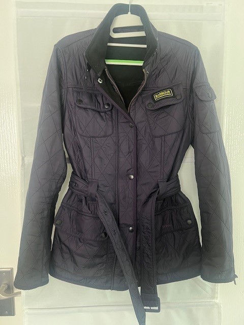 Barbour Quilted Jacket – Deep Purple – (size 12)