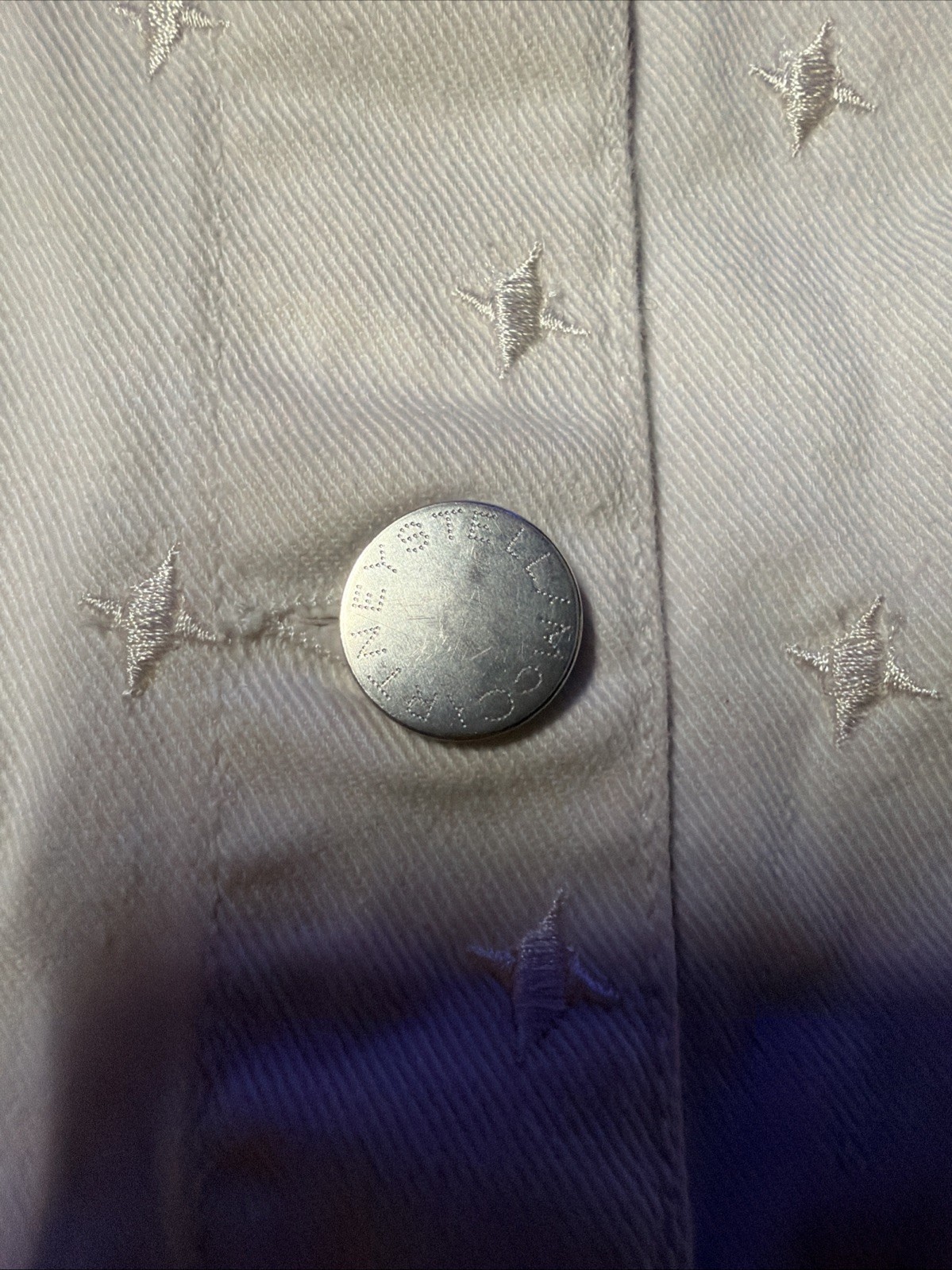 Stella McCartney White Embroidered Star Skirt Italy Women’s Italy 46 A02