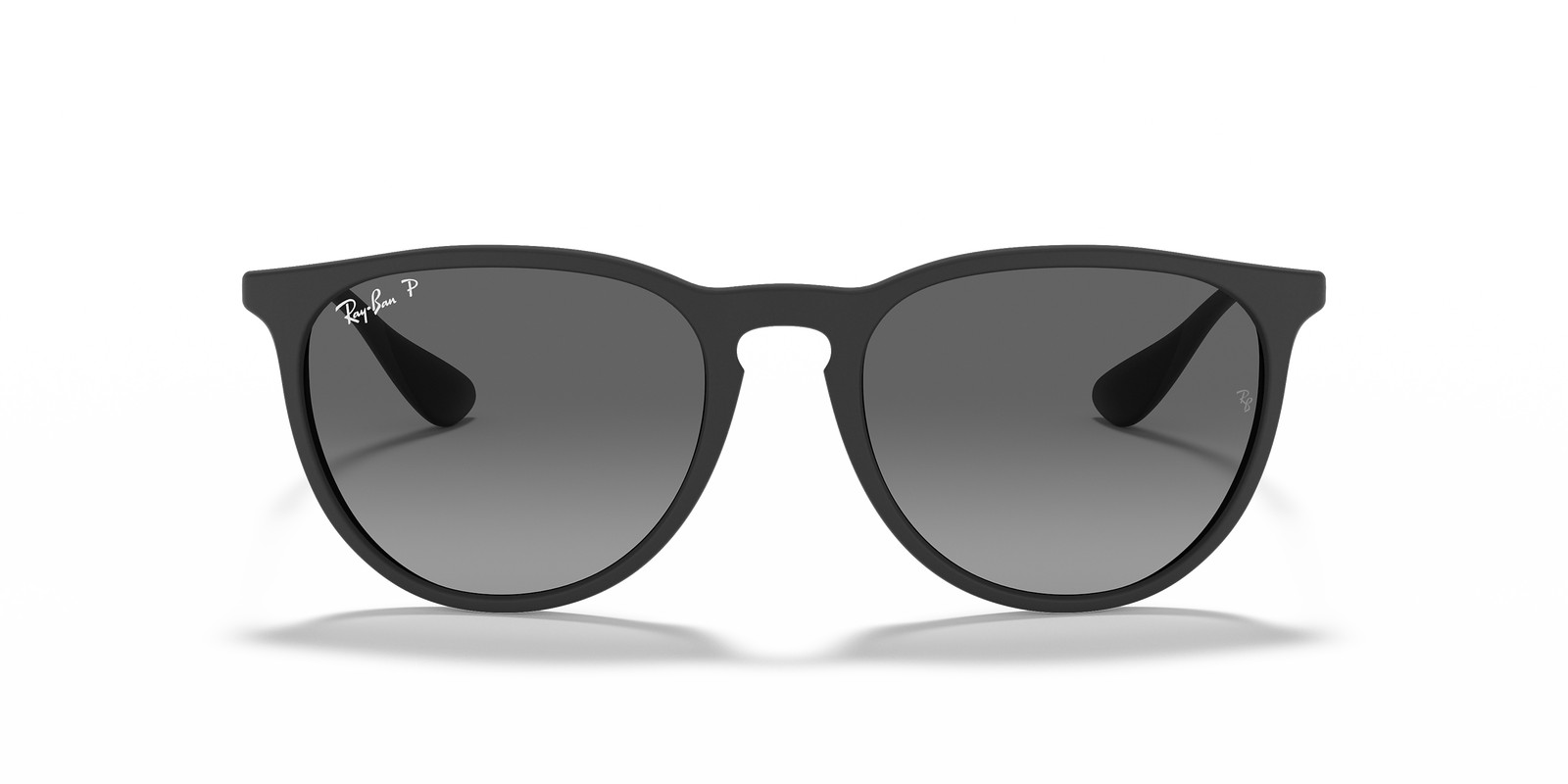 Ray-Ban Erika Black Rubber/Grey Gradient Grey Polarized 54 mm Sunglasses RB4171