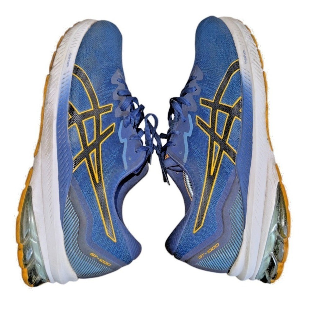 Asics GT-1000 Mens 14 Pre-Owned Blue Running Walking Shoes/Sneakers 1011B354