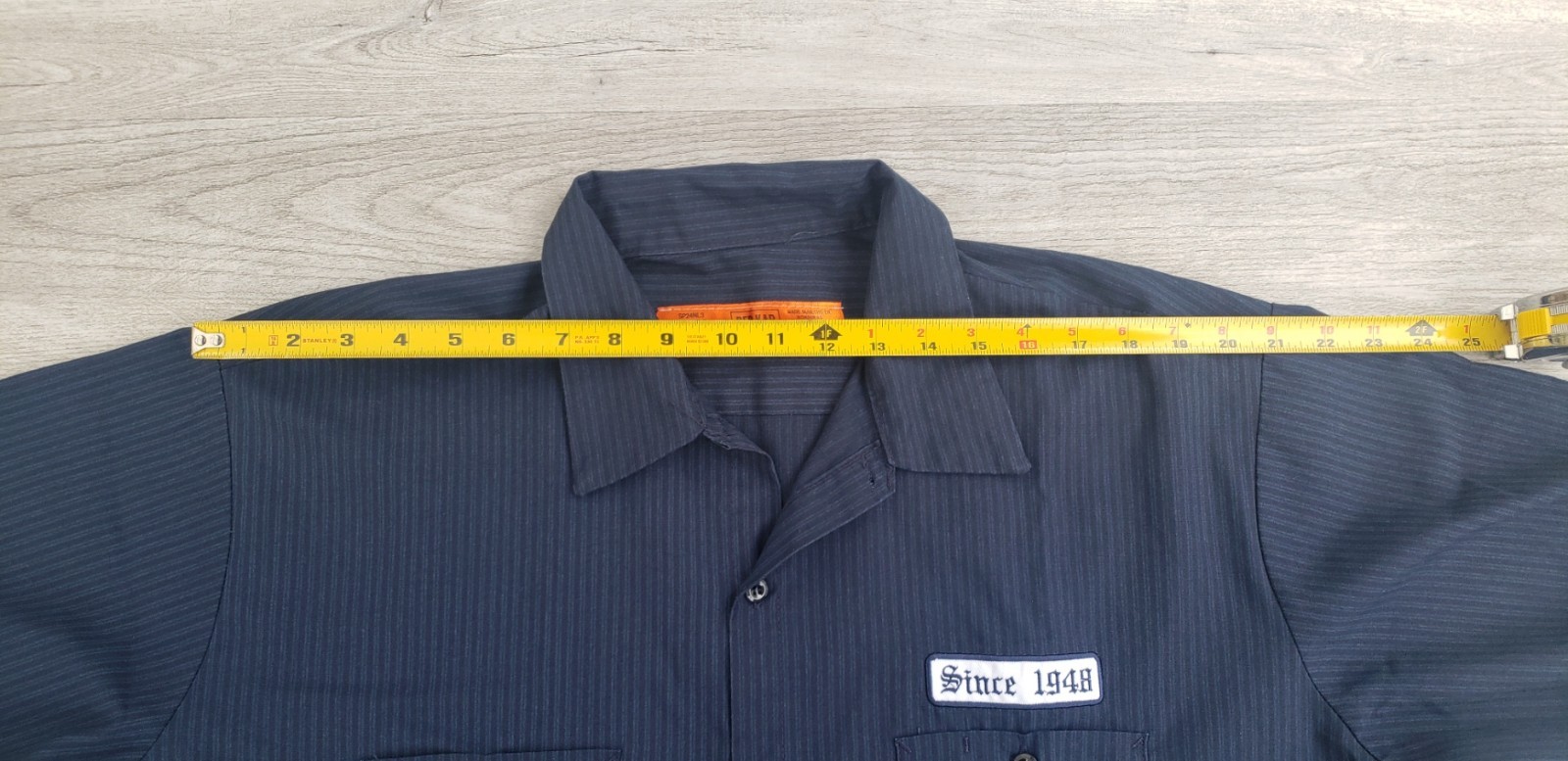 In-N-Out Burger 75th Anniversary Work Shirt 2023 Men’s 2XL Navy Button Front