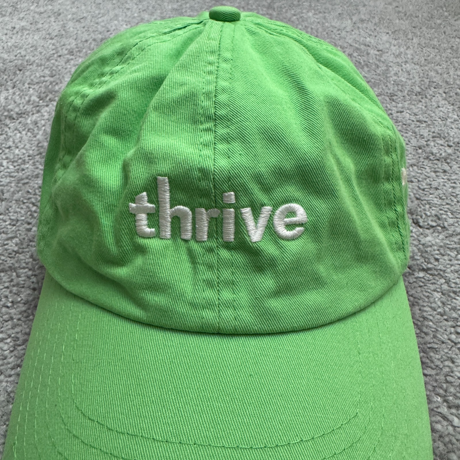 Kaiser Permanente Thrive Dad Hat Cap K-Products Adjustable Adult Green Cotton