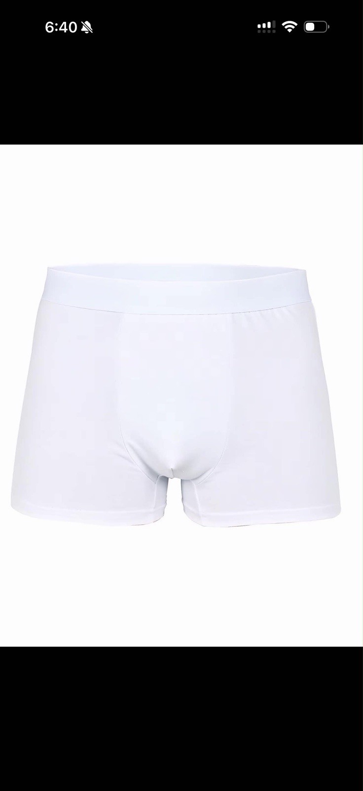 Men’s Solid White Boxer Briefs Underwear 10-Pack Regular XL New with Tags