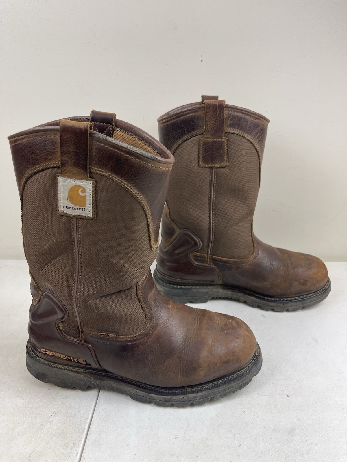 SIZE US8.5 Carhartt CMP1100 – 11” Waterproof Soft Toe Wellington Work Boots