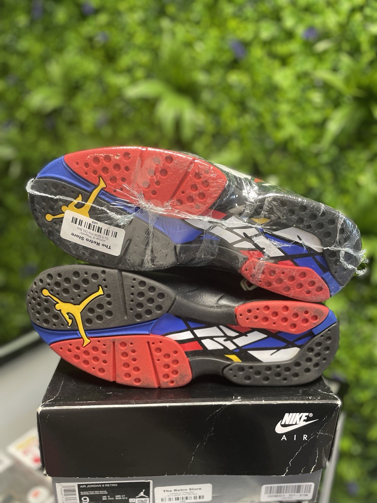 Air Jordan 8 Retro “PLAYOFFS” 2023 – Size 9 – 305381 062 Black Red White