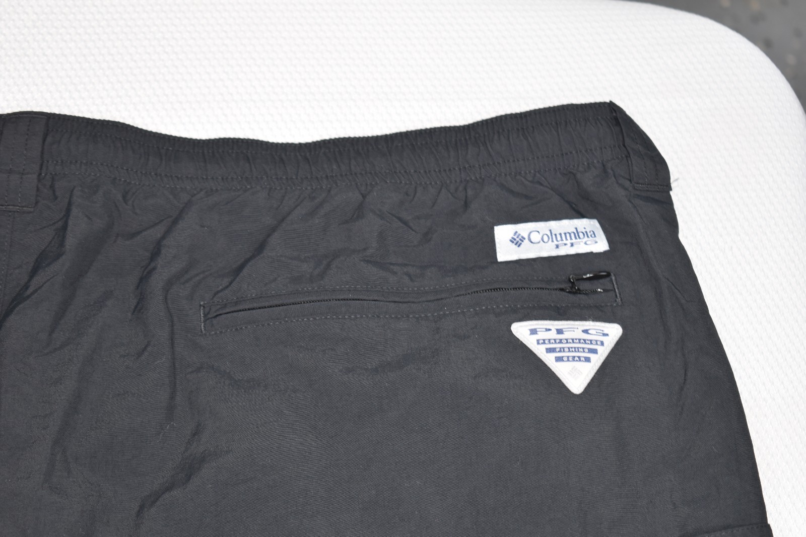 COLUMBIA PFG OMNI-SHADE 4X Men’s Mesh Lined 100% Nylon Water Shorts Black
