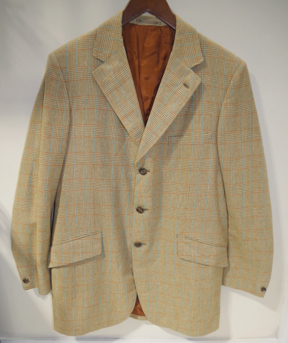 #8 Rodex of England Fine Wool Blazer Plaid Men’s 42 SPORT COAT Lillywhites