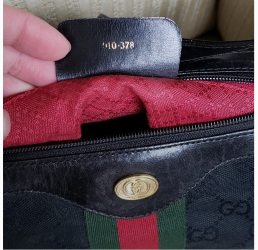 Gucci GG Web Black Ophidia Authentic Shoulder Bag