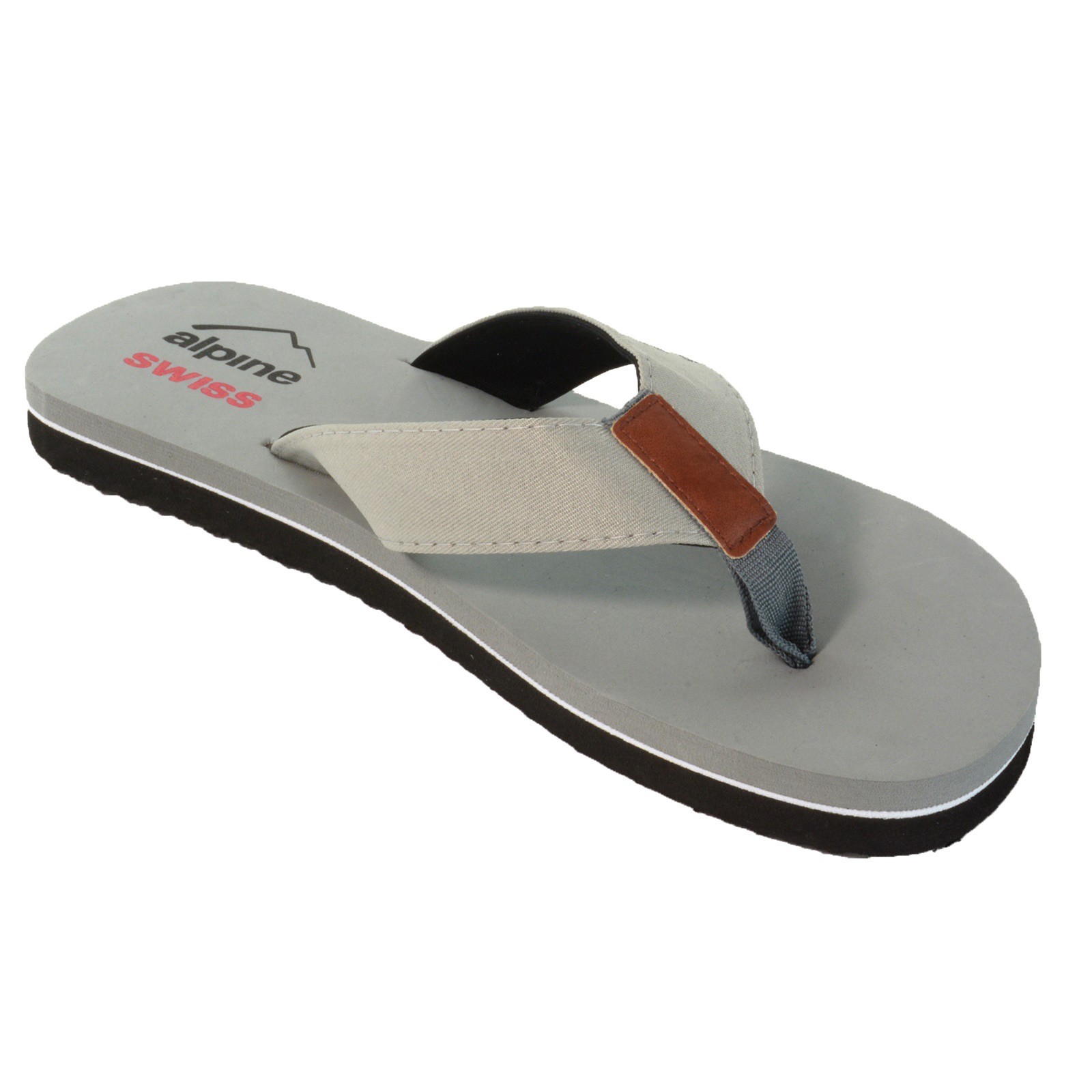 Alpine Swiss Mens Flip Flops Lightweight Thong Sandals Beach Slides EVA Sole