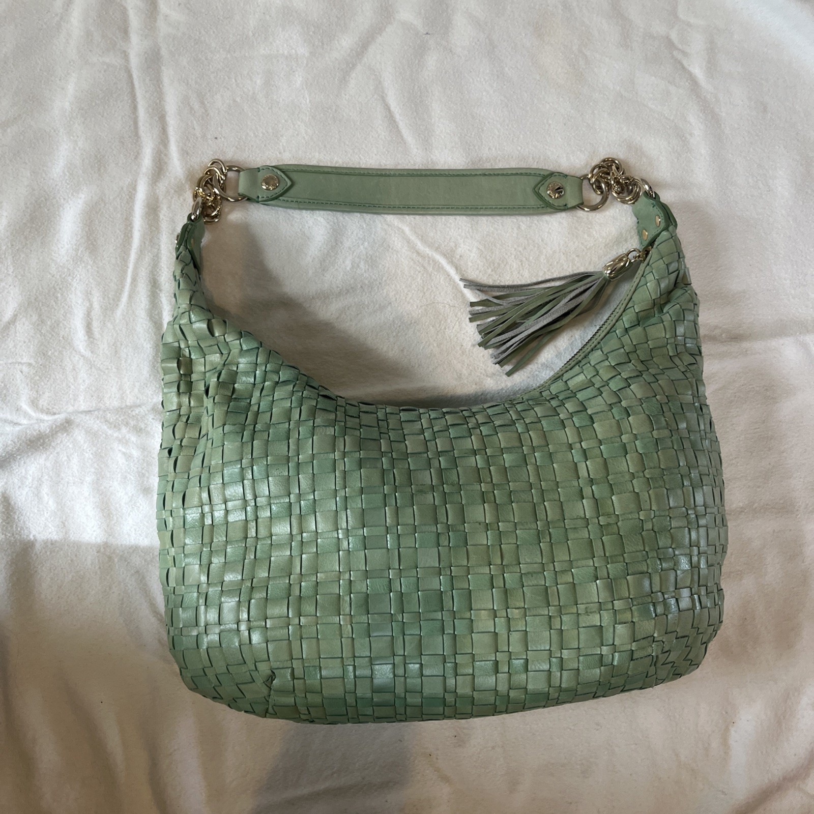 Green Elliott Lucca Purse 12in*3in*10in