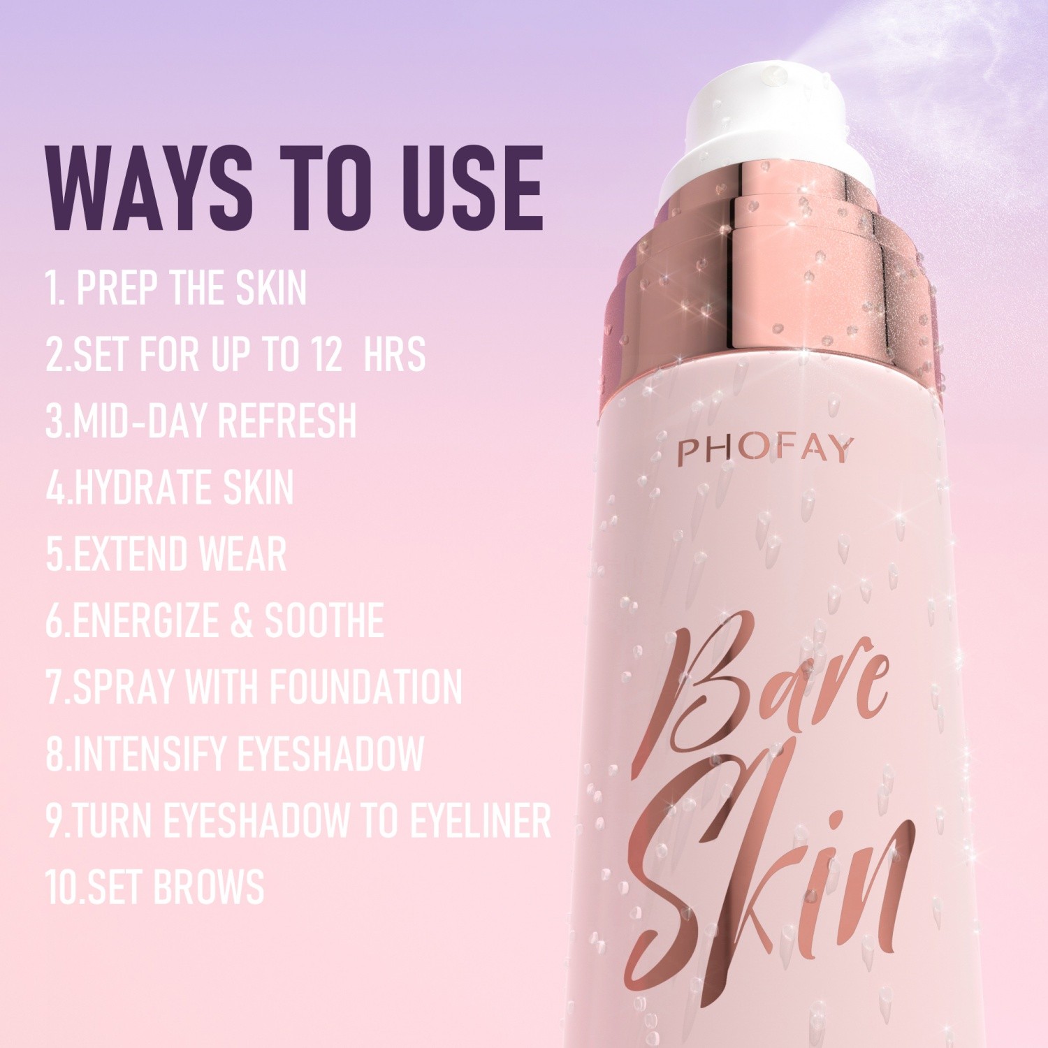 PHOFAY Moisturizing Setting Spray