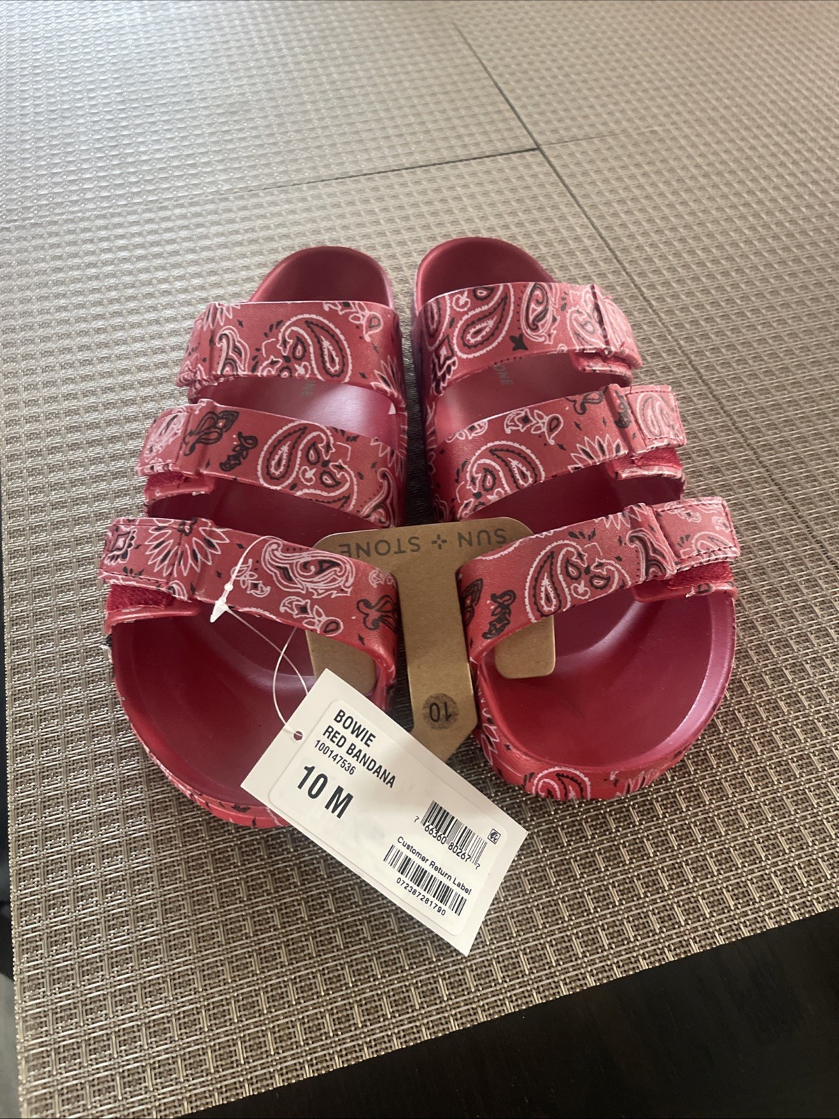 Sun & Stone Bowie Red Bandana