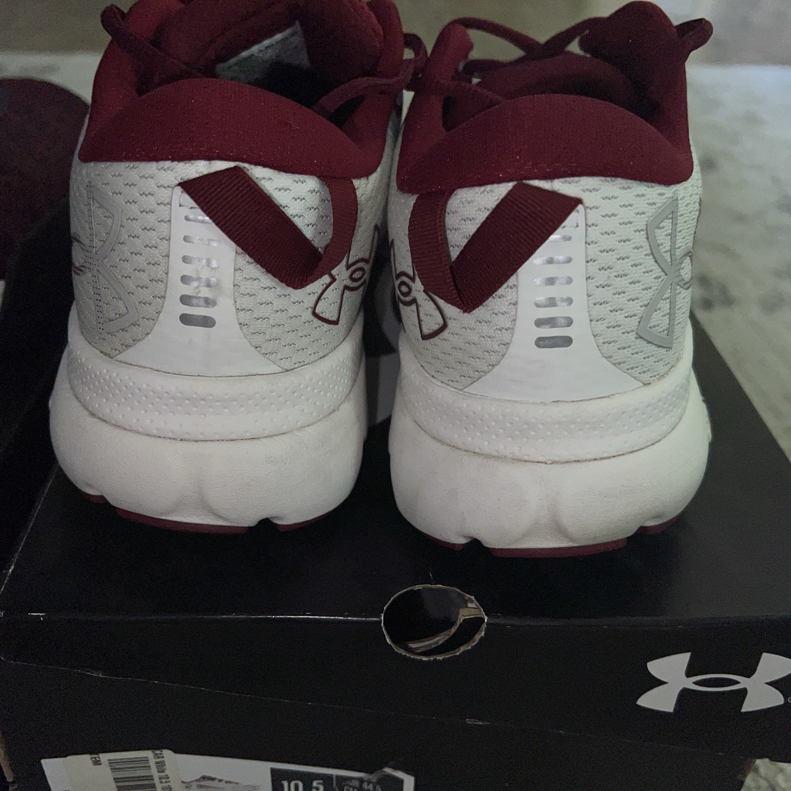 Under Armour UA Spawn 5 South Carolina Gamecocks Shoes both pairs in excellent