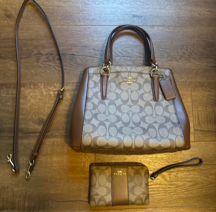Coach bag with purse