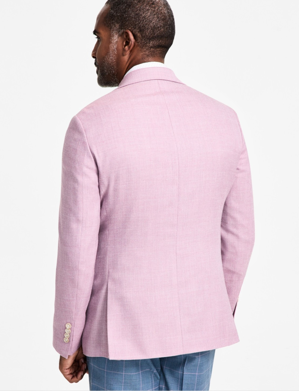 Tallia Men Slim Fit Wool Blend Sport Coat Lilac Size 40R