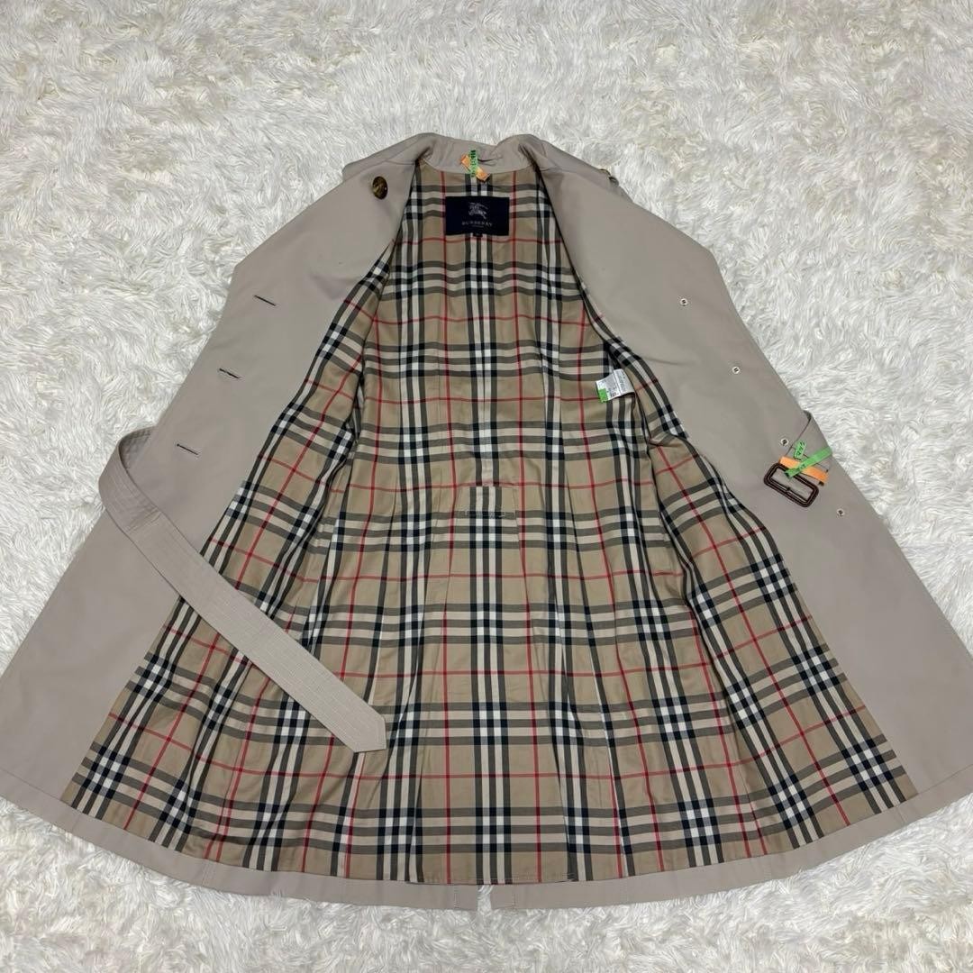 Excellent condition Burberry London trench coat beige Nova check gabardine S