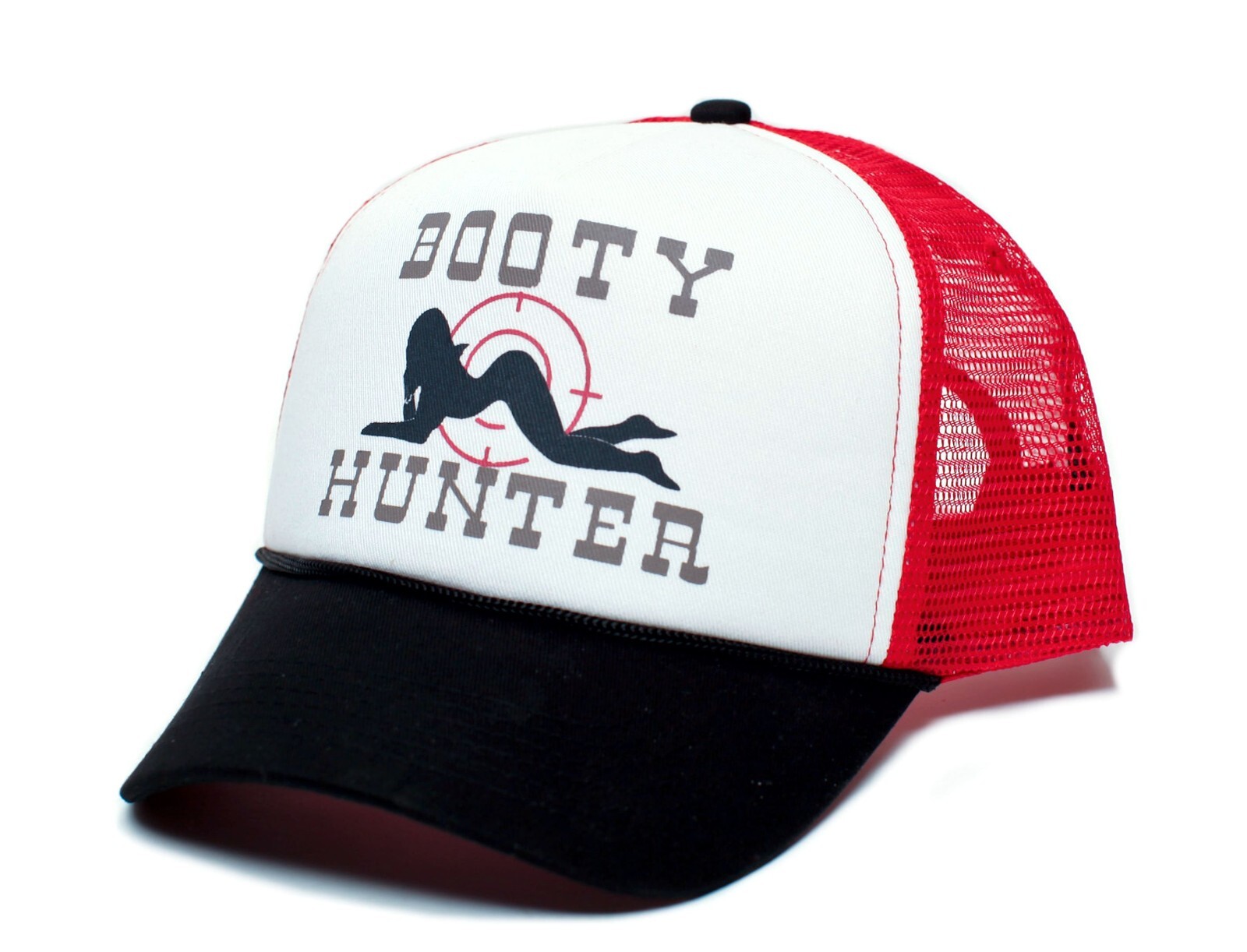Booty Hunter Hat FUNNY Unisex – Adult Curved Bill Truckers Cap