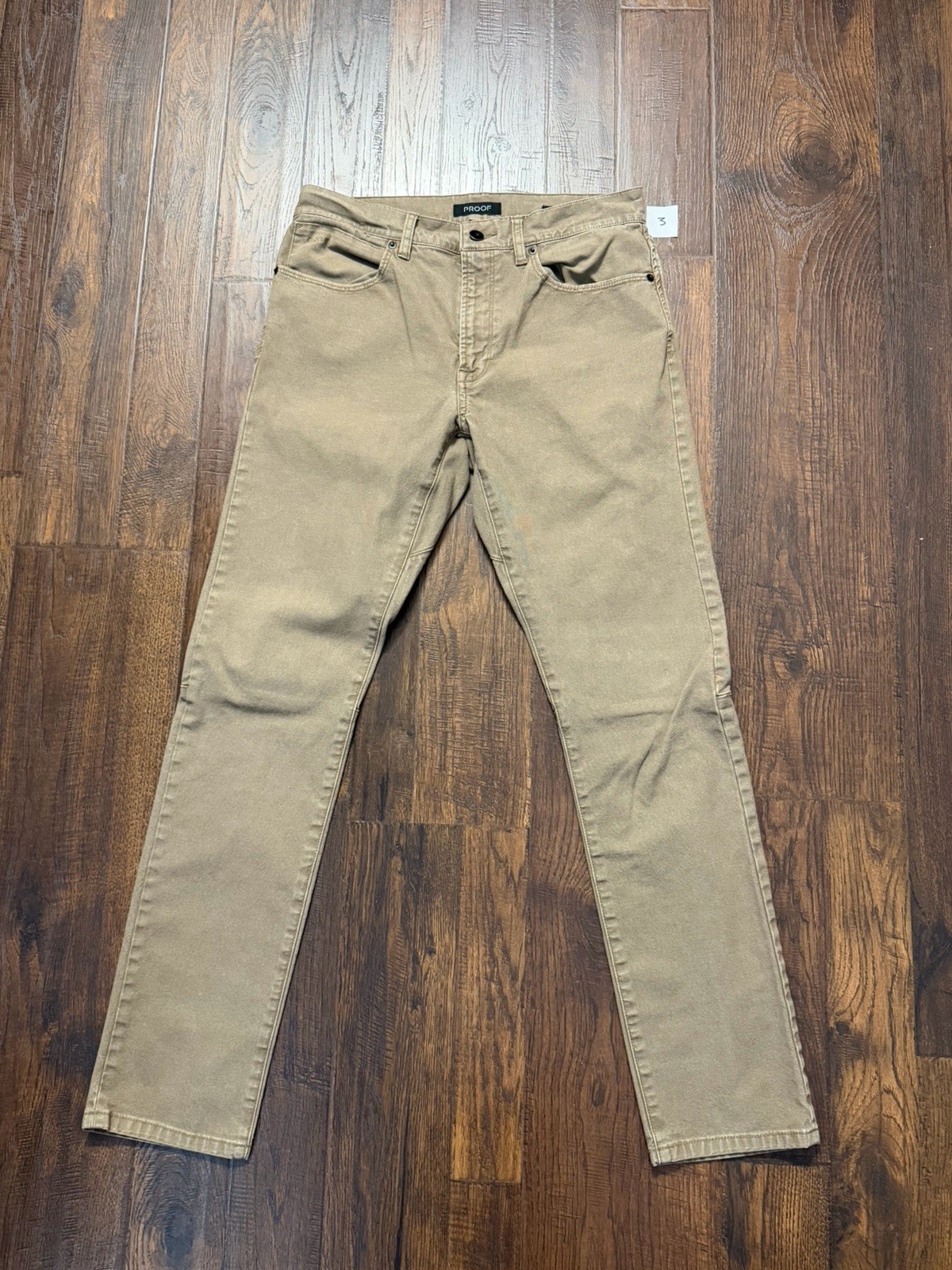 Proof Rover Pant HB Slim 5 Pocket Canvas Jeans Mens 30×30 Huckberry Stretch