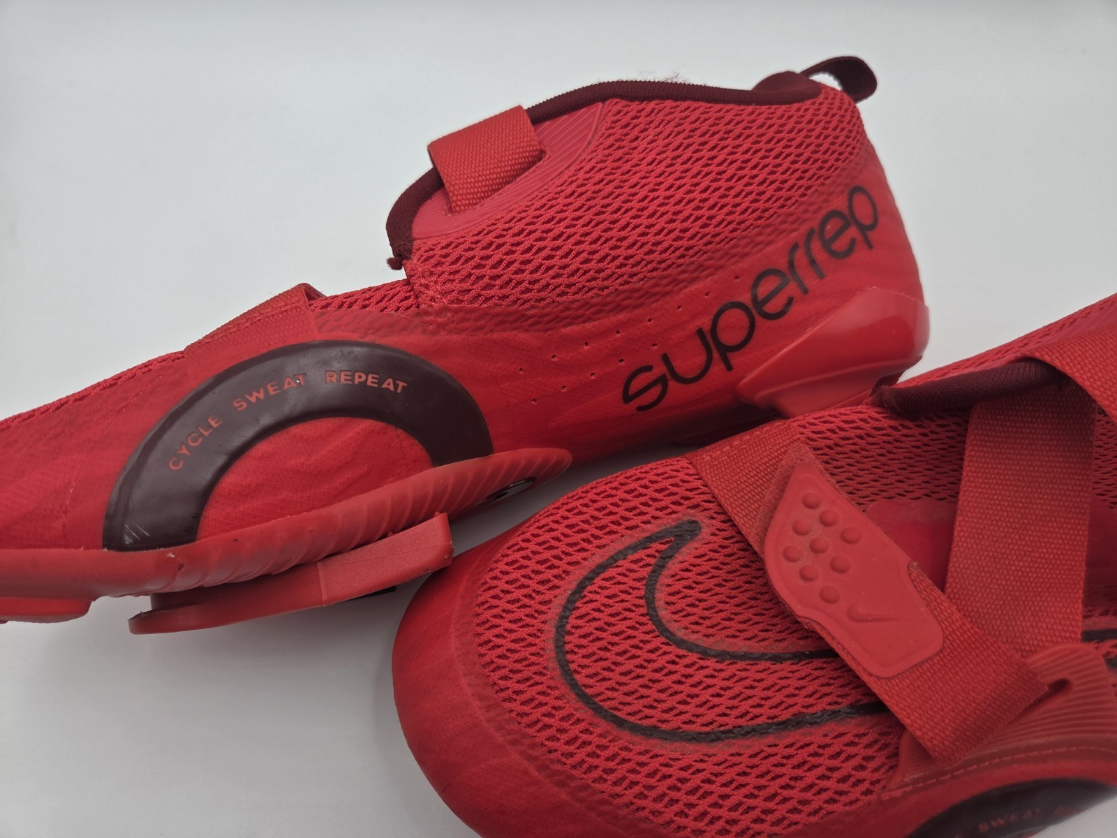 Nike SuperRep Cycle Red Indoor Cycling Shoes Men’s 8.5 EUC