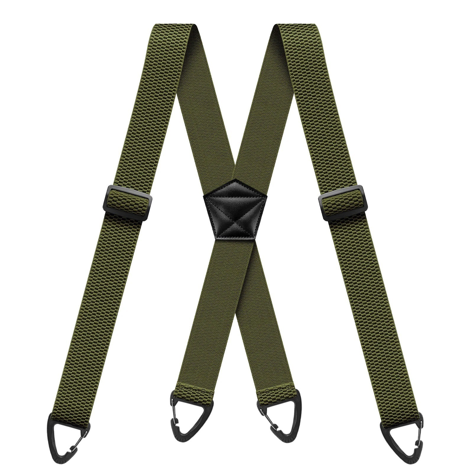 Suspenders for Men Heavy Duty, X Shape Back Hidden Suspender 1.5″ Under Clothing
