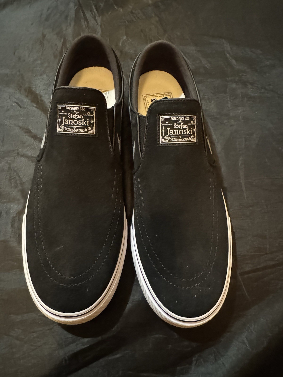 Nike SB Zoom Janoski+ Slip Black White FN5893-001 Size 10 New