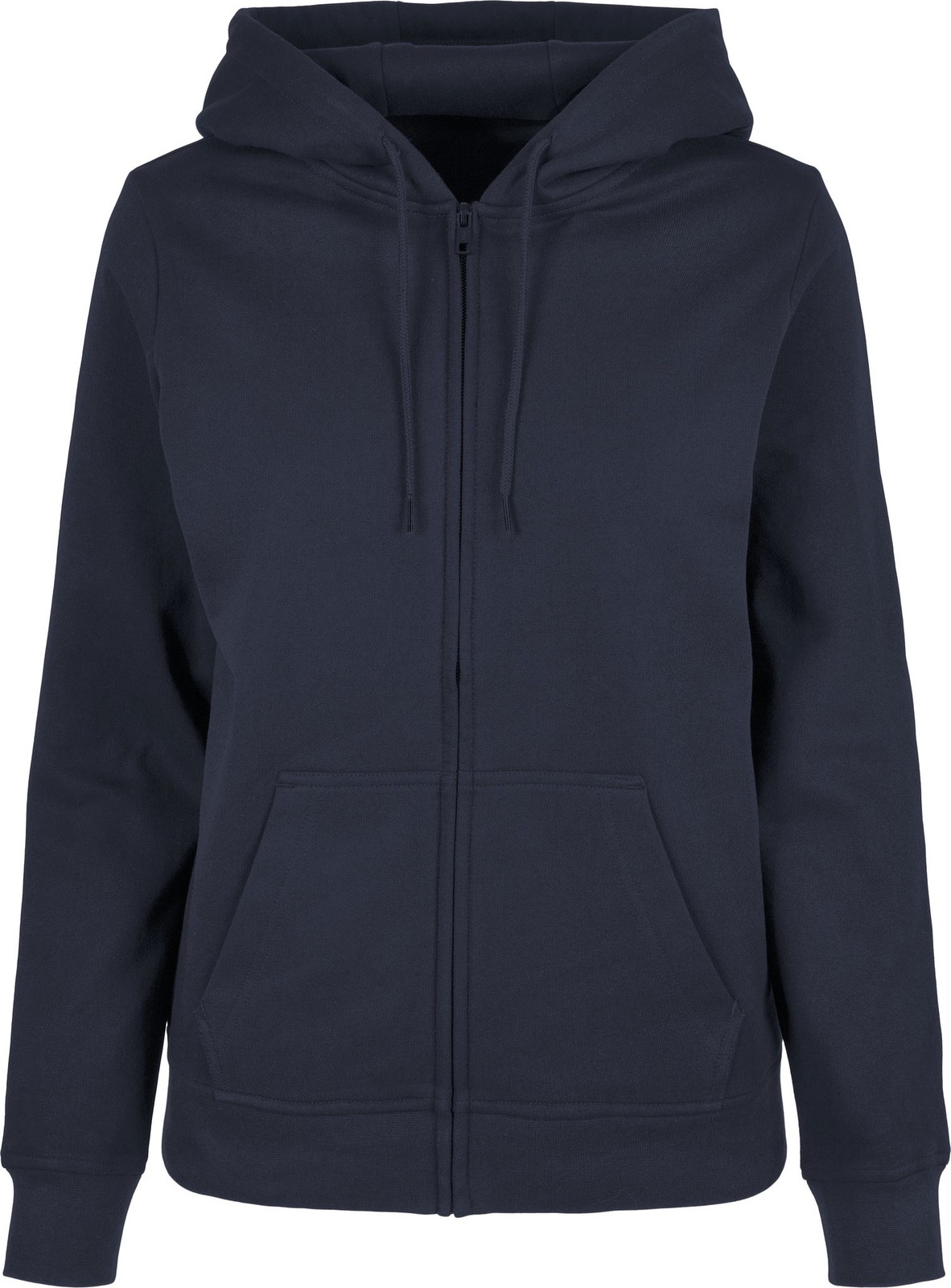 Build Your Brand Basic Women’s basic zip hoodie – Hood, Set-in sleeve