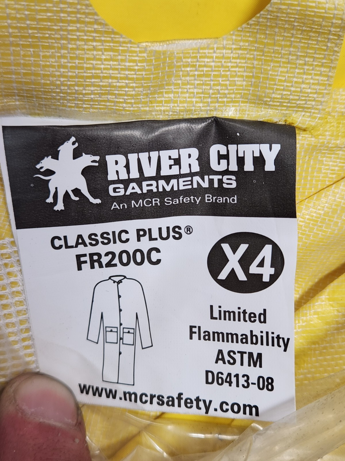 MCR Safety FR200C Classic, .35mm PVC/Polyester Coat with Snap Front & Detachable