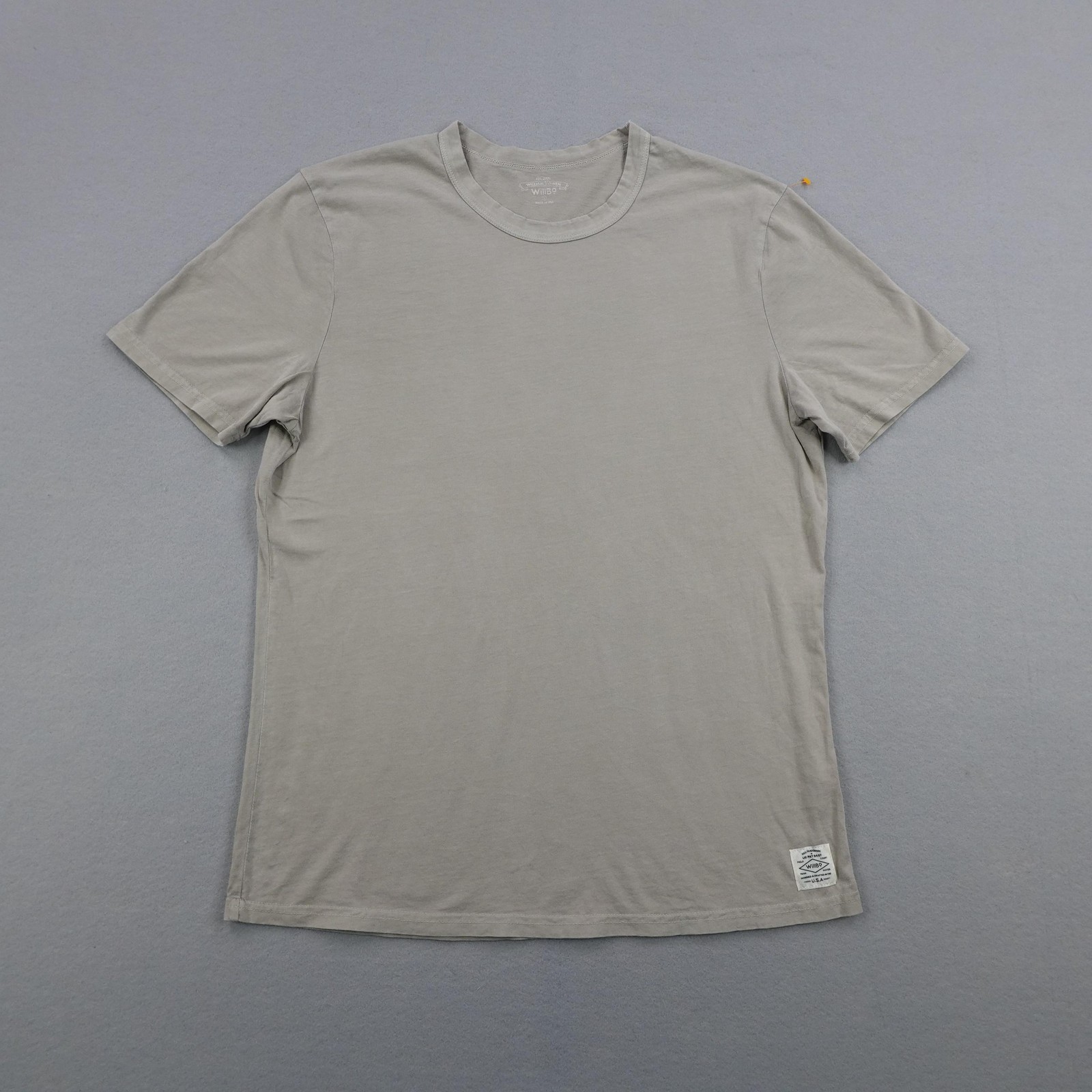 WillBO Shirt Mens Large Green Supima Cotton William Bowen Surf USA Minimalist