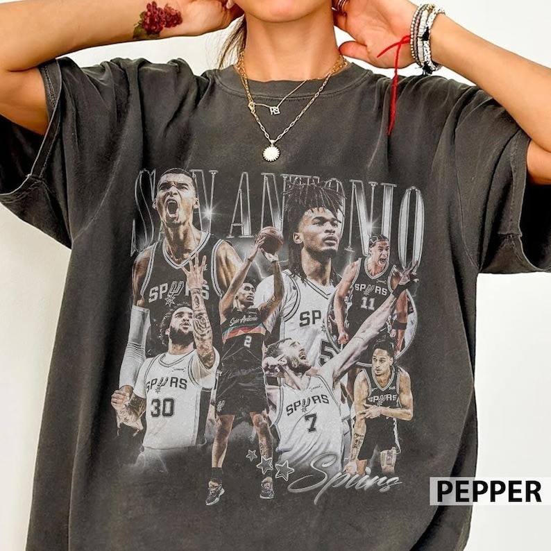 NEW! Wembanyama Castle Harper Kornet Vintage Shirt