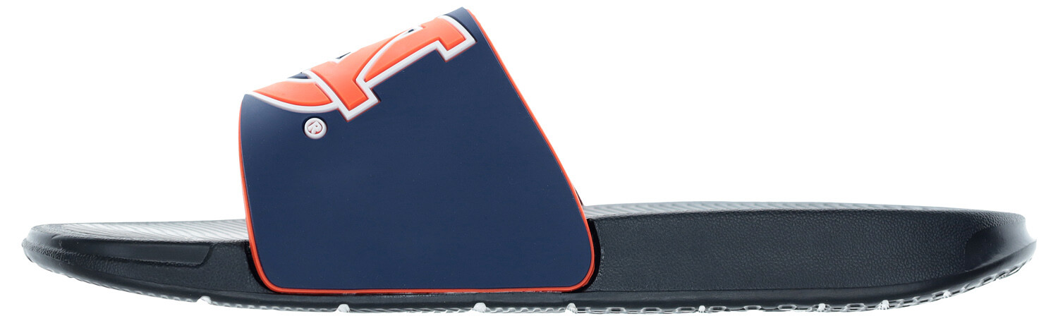 FOCO NCAA Men’s Auburn Tigers Tide Cropped Big Logo Raised Slides