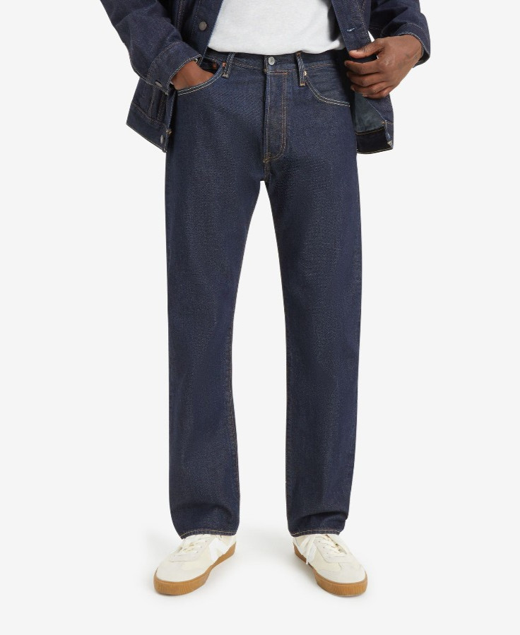 Levi’s Premium Circular 501 Men’s Original Fit Jeans Button Fly Rinse NEW 36×30