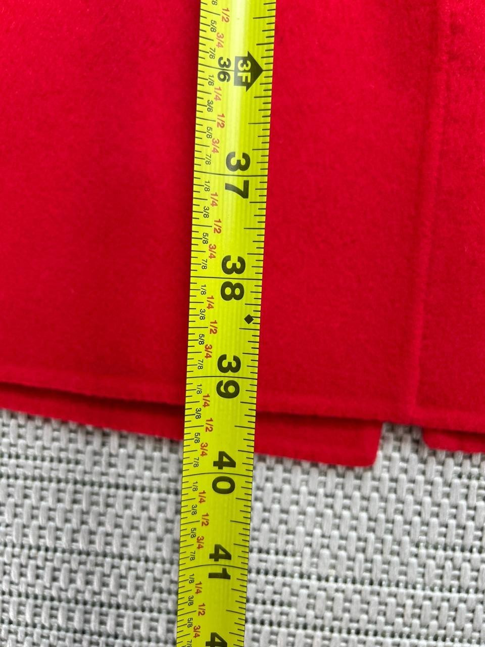 Theory Overcoat Womens Medium Red Wool *