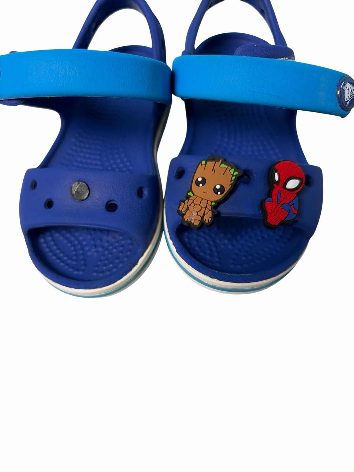 Crocs Crocband Sandals Kids Toddler Cerulean Blue Ocean Size C6 Waterproof