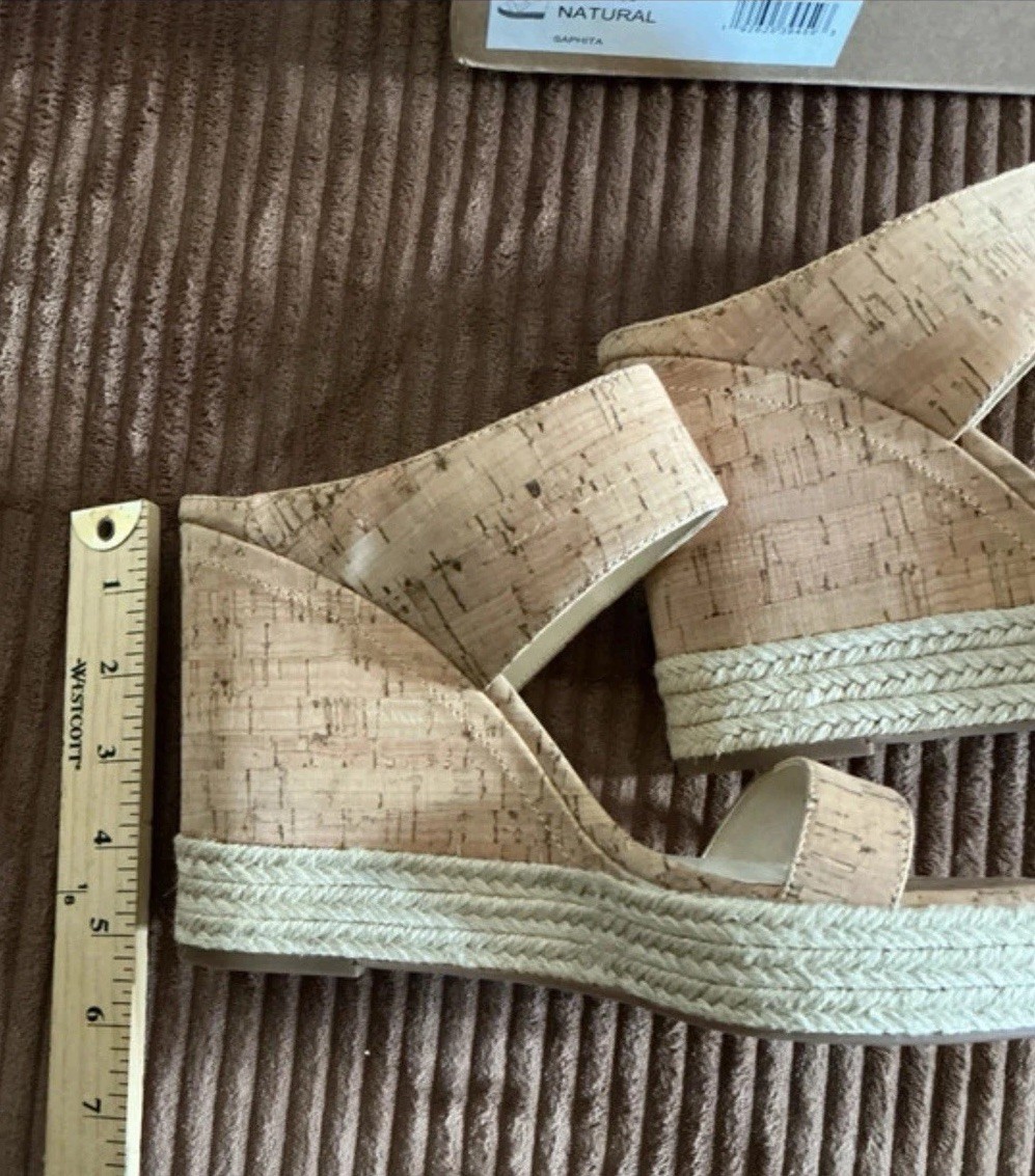 New Jessica Simpson Sapitha Cork Wedge Heels US Women’s Size 10 SUMMER