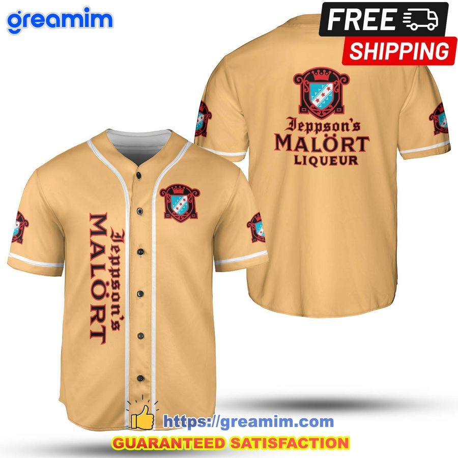 Jeppson’s Malort Wine Unisex Baseball Jersey