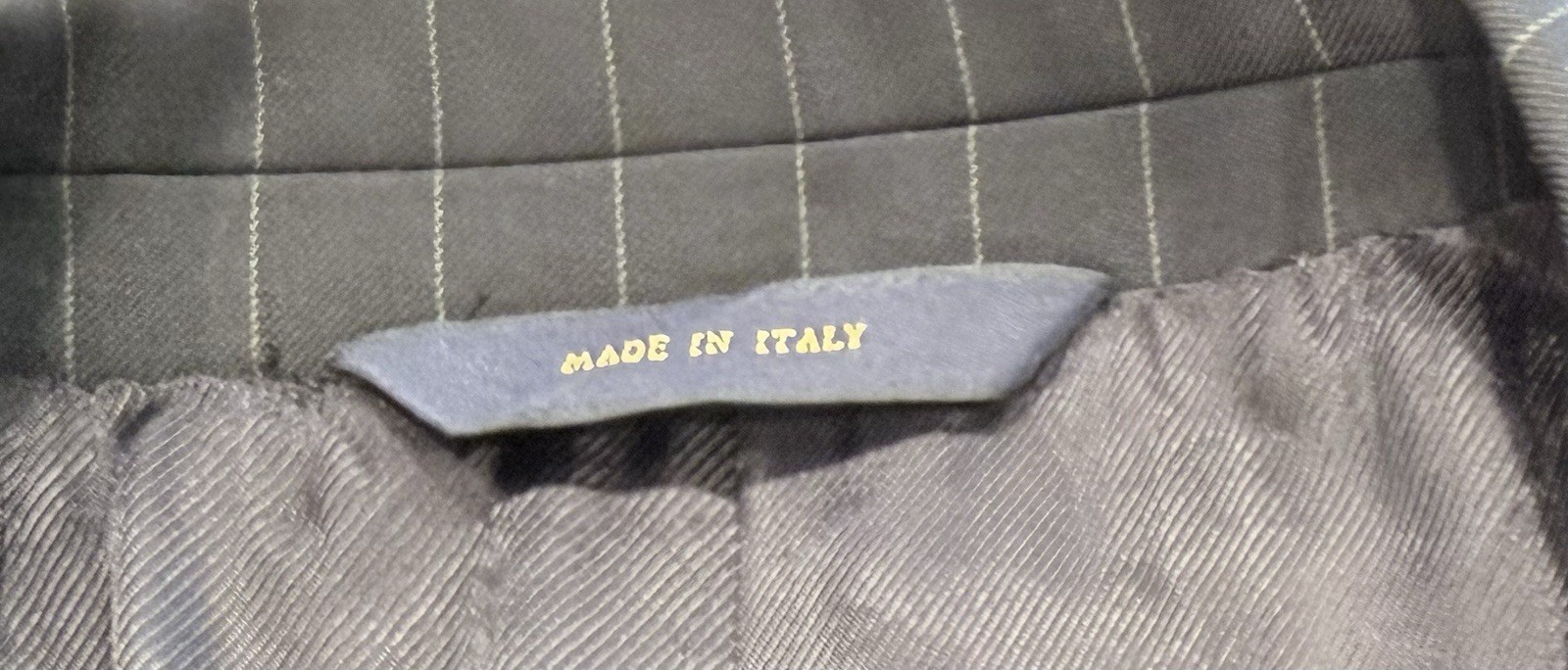 Brooks Brothers Fitzgerald Wool Blue Striped Suit 40R Jacket 34×29 (+2.5″) Pants