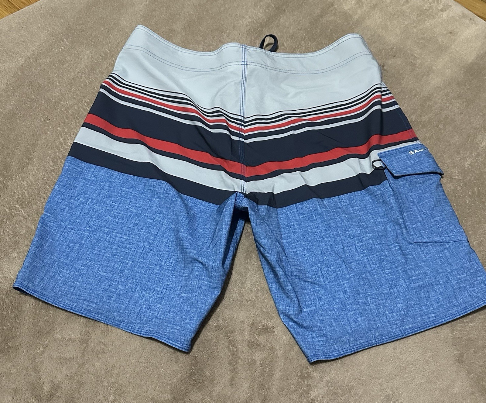 Salt Life SLX-QD & Hurley Phantom Men’s Board Shorts Lot 2 Size 34 Striped