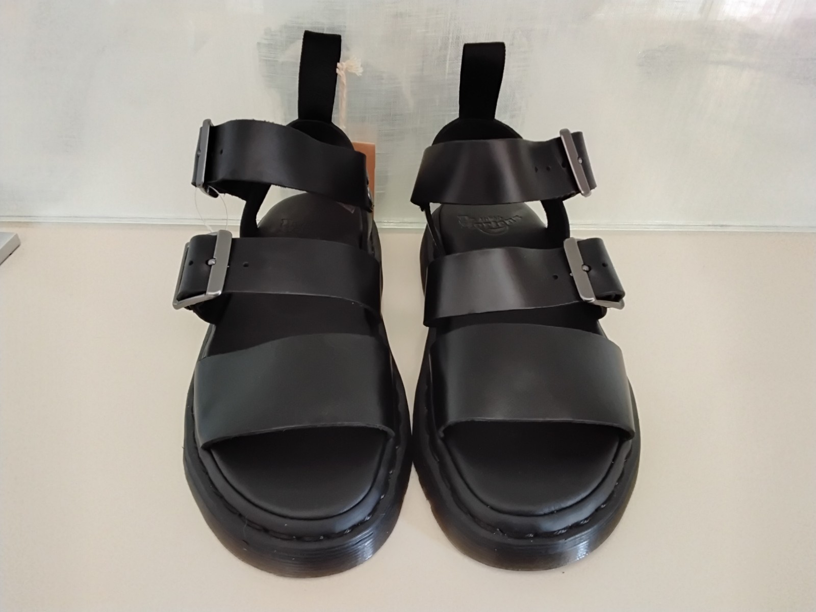 Dr. Martens Gryphon Brando Gladiator Sandals in Black EU 37 Women’s Size 6