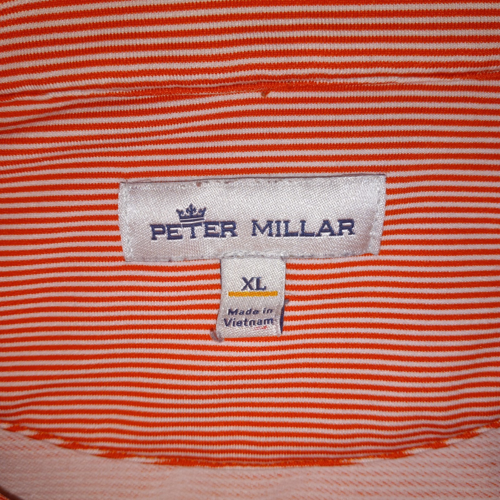 Auburn University Tigers PETER MILLAR Perth Performance 1/4 Zip Golf Mens XL