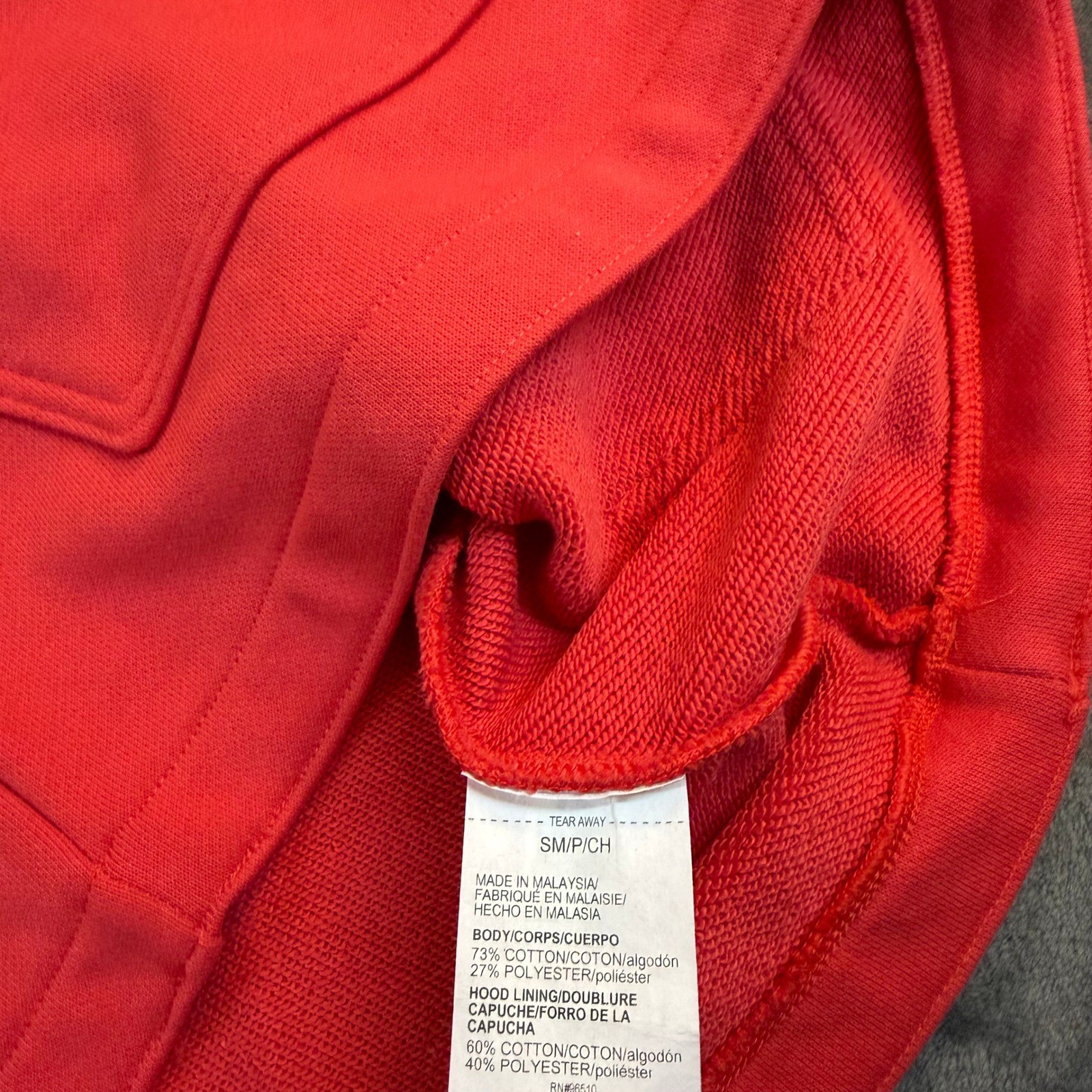 Under Armour Red Heavyweight Terry Sleeveless Hoodie Vest Mens Small NEW