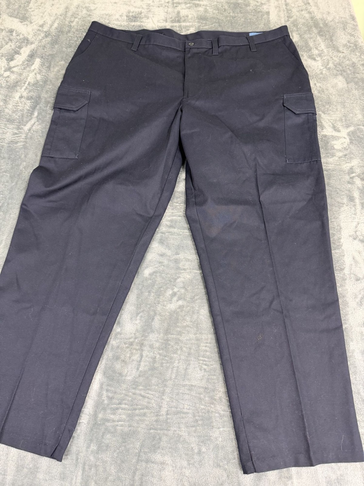 Cintas ComfortFlex Mens Navy Cargo Workwear Pants 48×32 NWT