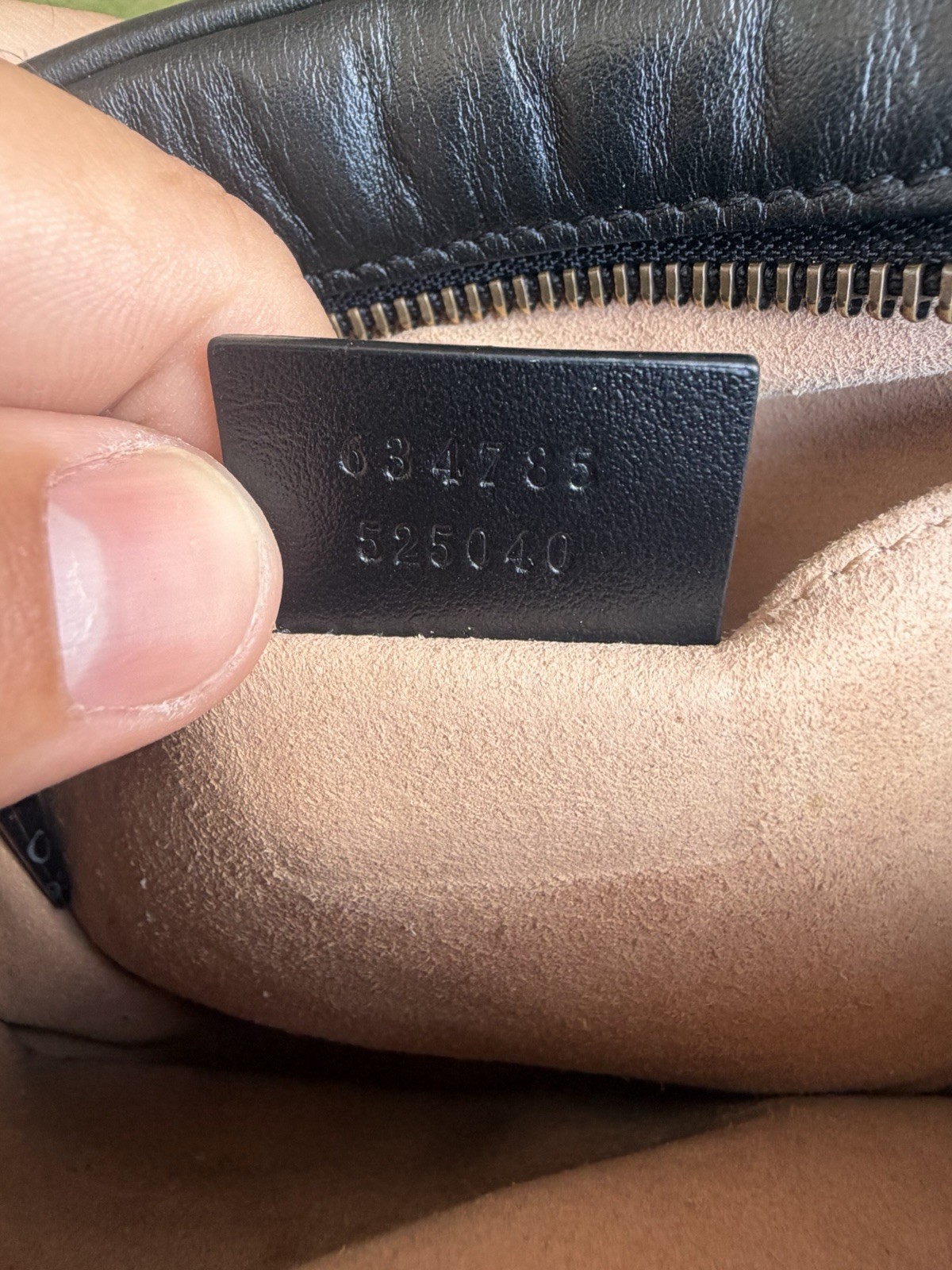 Gucci Calfskin Matelasse Mini GG Marmont Chain Shoulder Bag Black
