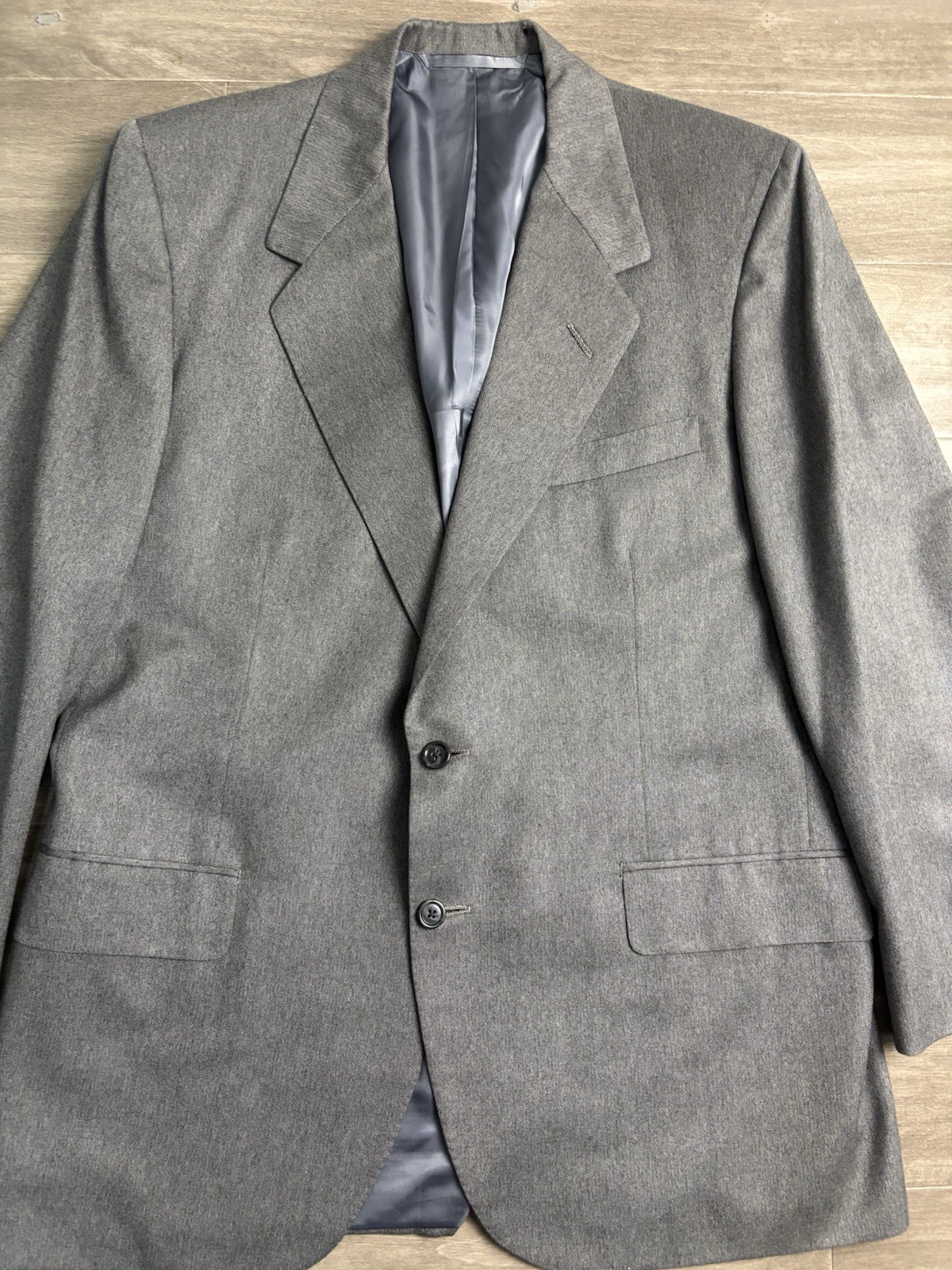 Oxxford Kenilworth Super Worsted 2 Piece Suit Size 42 Gray Pants 34×30