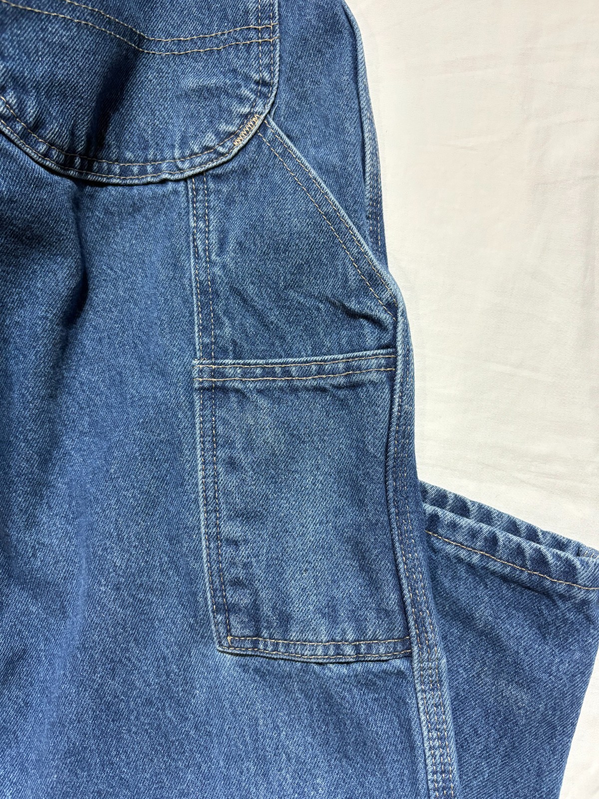 Dickies Carpenter Jeans Mens 36×30 Blue Denim Workwear Baggy Skater Pants