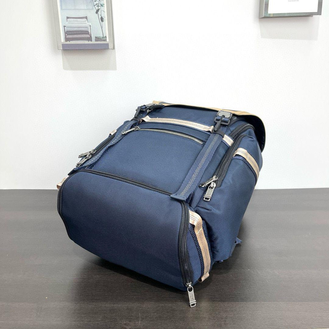 Tumi Alpha Bravo Expedition Flap Backpack Navy 232719