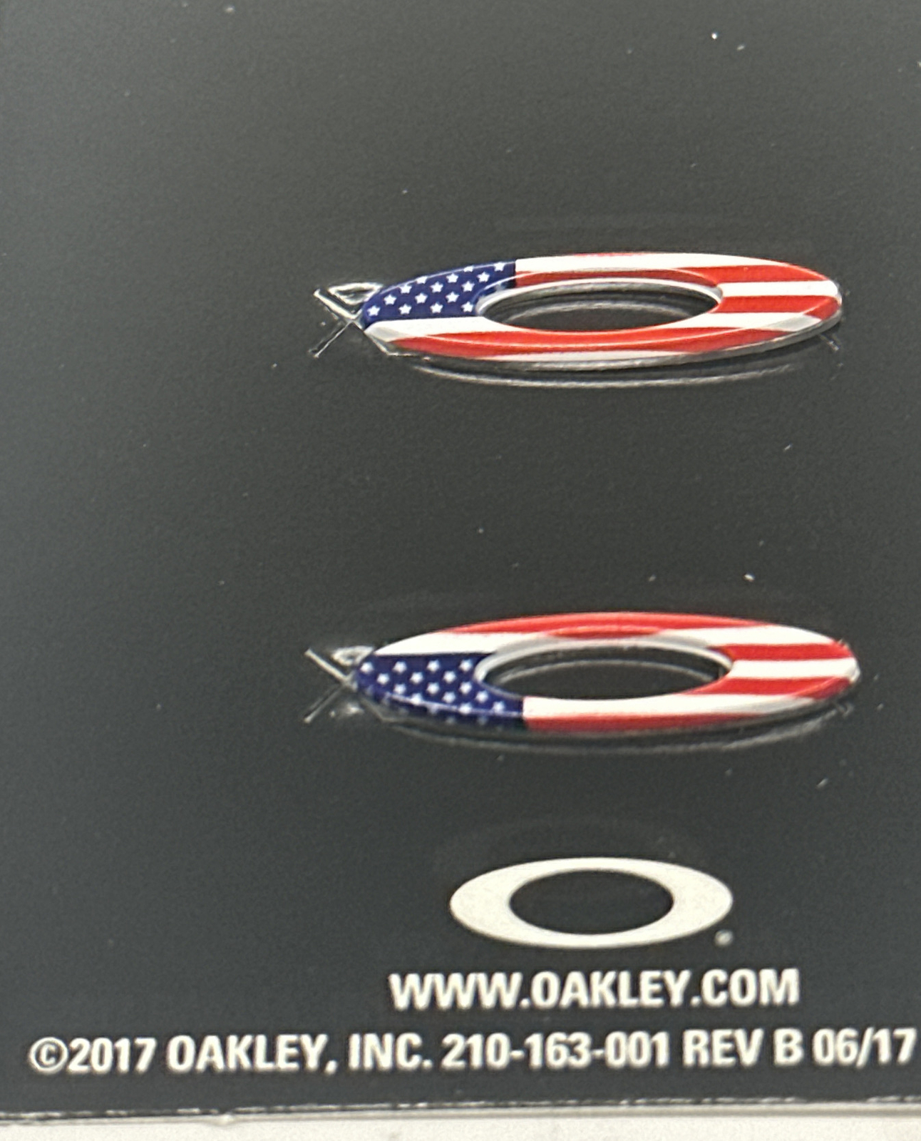 USA FLAG! Oakley Turbine Rotor Sunglasses Frame Replacement Icons Kit. NEW!